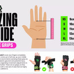 Size guide for Frog Grips Elite CrossFit grips