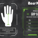 Grip sizing guide for bear komplex grips