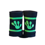 Frog sweatbands in blue