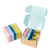 a box of velites colourful wristbands