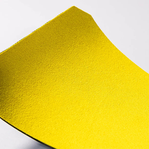 yellow hand grip on white background