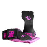 Frog Grips Elite OG Fingerless in pink includes sweatbands and towel