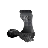 Frog Grips Elite OG Fingerless in black – side angle showing Hypalon material and minimalist cut