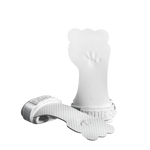 Frog Grips Elite OG Fingerless in white – minimalist CrossFit grips with Kevlar construction