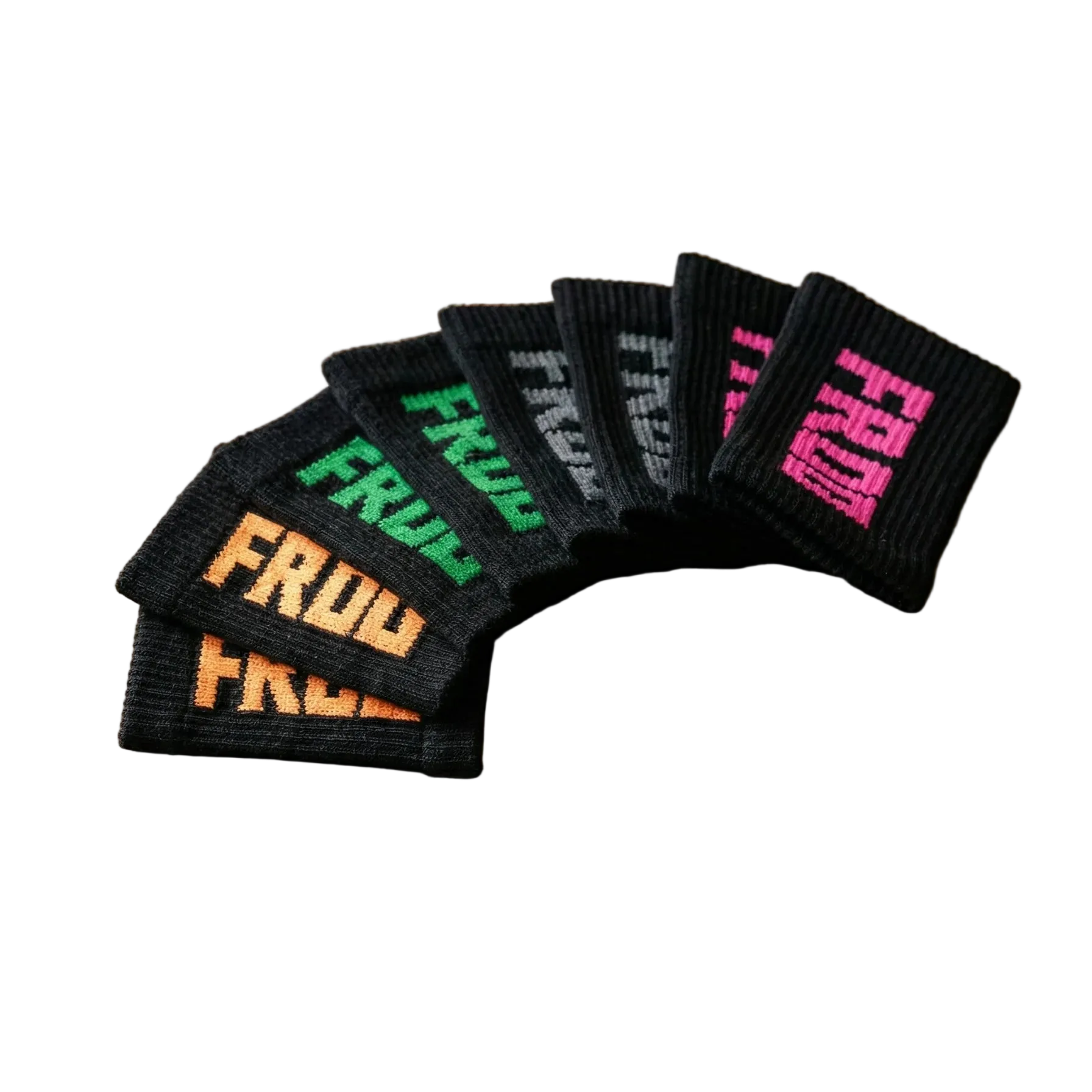 Frog Grips FROG sweatbands collection in green orange grey and pink
