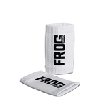 White Frog Grips sweatbands pair with black FROG logo