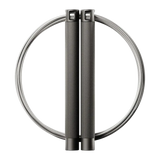 RPM Session4 speed rope with black knurled aluminium handles and steel cable for CrossFit double-unders