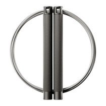 RPM Session4 speed rope with black knurled aluminium handles and steel cable for CrossFit double-unders
