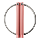 RPM Session4 speed rope with rose pink knurled aluminium handles and steel cable for CrossFit double-unders