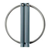 RPM Session4 speed rope in steel blue with coiled steel cable for CrossFit double-unders and skipping workouts 
