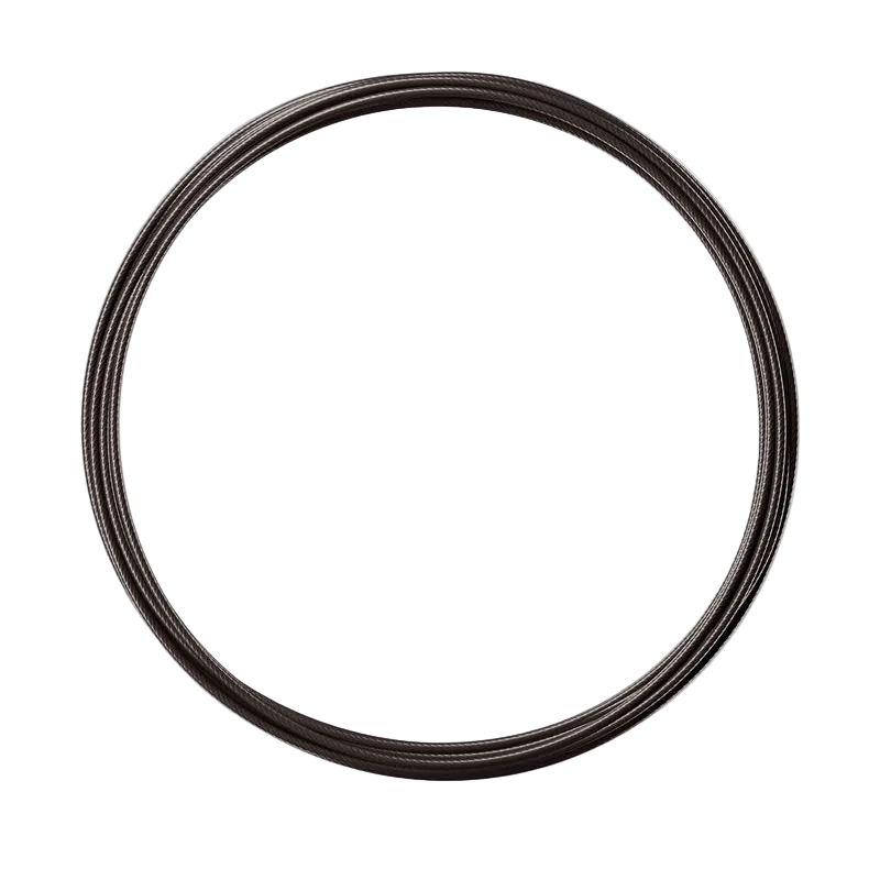 RPM Speed Rope replacement coated cable in black for CrossFit double-unders and skipping workouts
