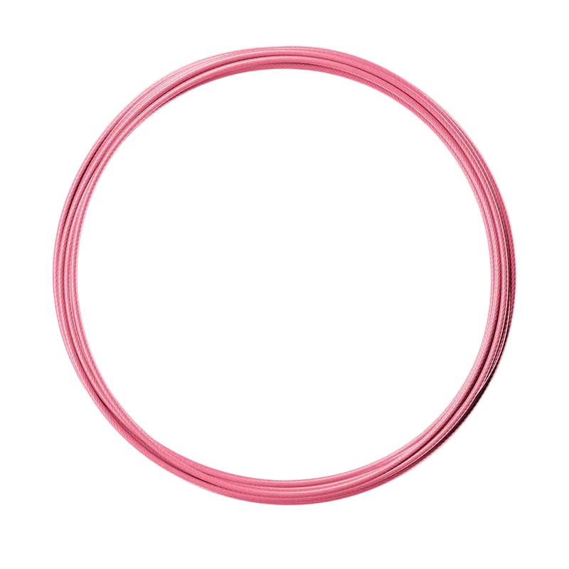 RPM Speed Rope replacement coated cable in bubblegum pink for CrossFit double-unders and skipping workouts