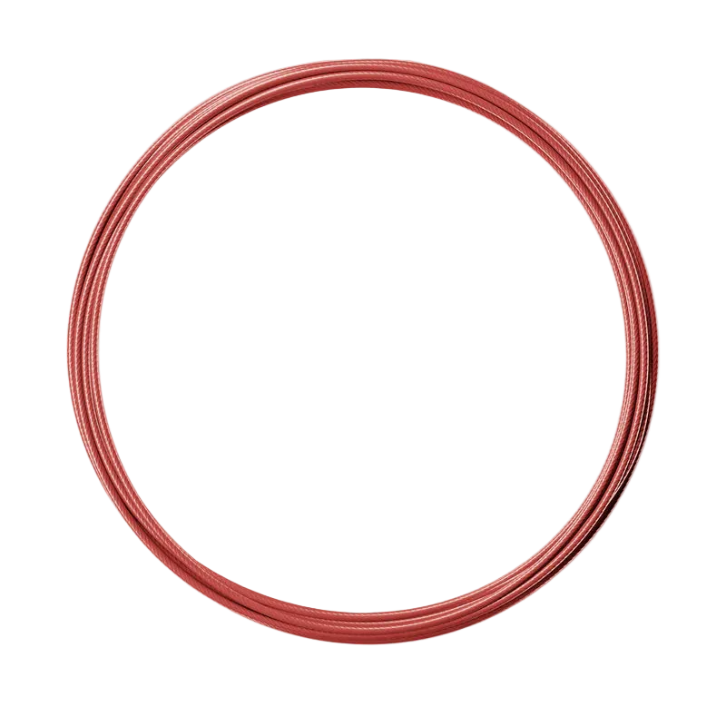 RPM Speed Rope replacement coated cable in engine red for CrossFit double-unders and skipping workouts