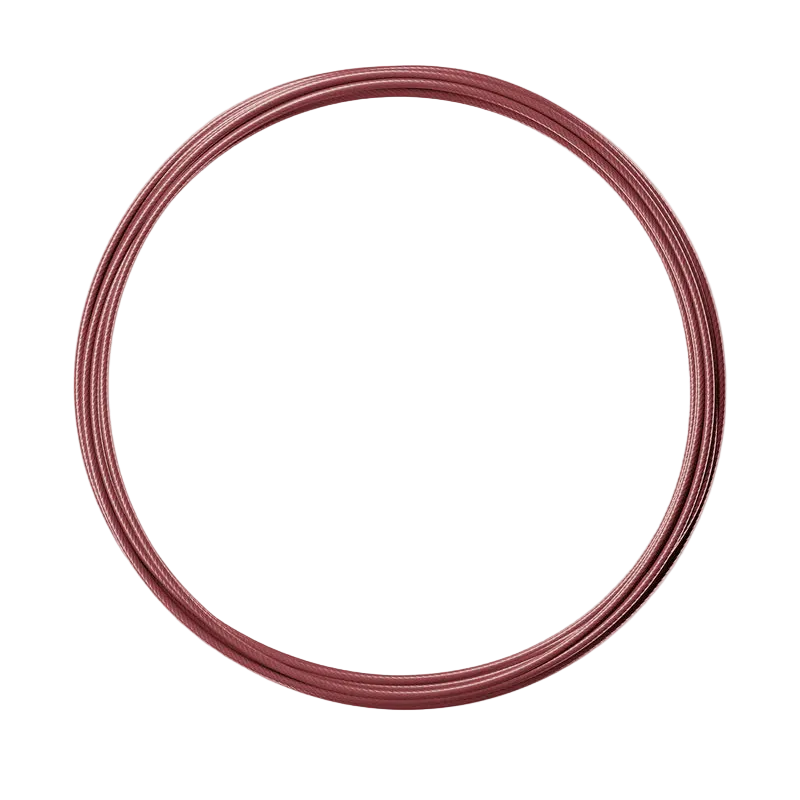 RPM Speed Rope replacement coated cable in maroon wine red for CrossFit double-unders and skipping workouts