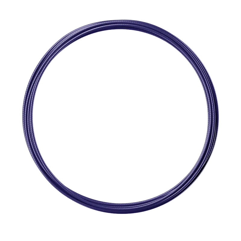 RPM Speed Rope replacement coated cable in navy blue for CrossFit double-unders and skipping workouts