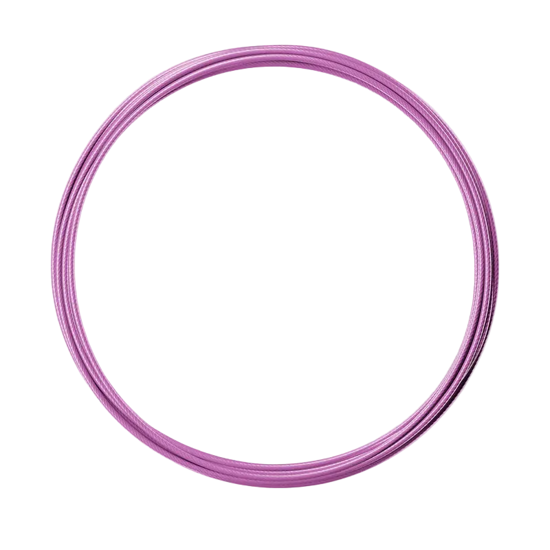RPM Speed Rope replacement coated cable in plum purple for CrossFit double-unders and skipping workouts
