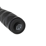 Detail of Rx Smart Gear Rx Jump Rope 2.0 Standard handle end cap with embossed RXSG logo