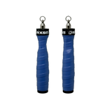 Rx Smart Gear Rx Jump Rope 2.0 Handles in Blue - lightweight CrossFit speed rope handles with EVO swivel bearing for double-unders