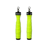 Rx Smart Gear Rx Jump Rope 2.0 Handles in Neon Yellow - lightweight CrossFit speed rope handles with EVO swivel bearing for double-unders