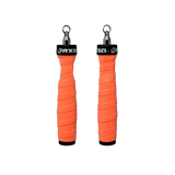 Rx Smart Gear Rx Jump Rope 2.0 Handles in Orange - lightweight CrossFit speed rope handles with EVO swivel bearing for double-unders
