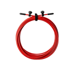 Velites Session jump rope replacement cable in red 2.5mm