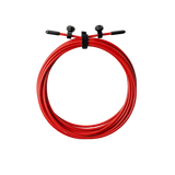 Velites Session jump rope replacement cable in red 2.5mm