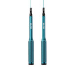 Velites Fire 2.0 blue speed jump rope with aluminium handles for HYROX and CrossFit cardio training