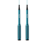 Velites Fire 2.0 blue speed jump rope with aluminium handles for HYROX and CrossFit cardio training