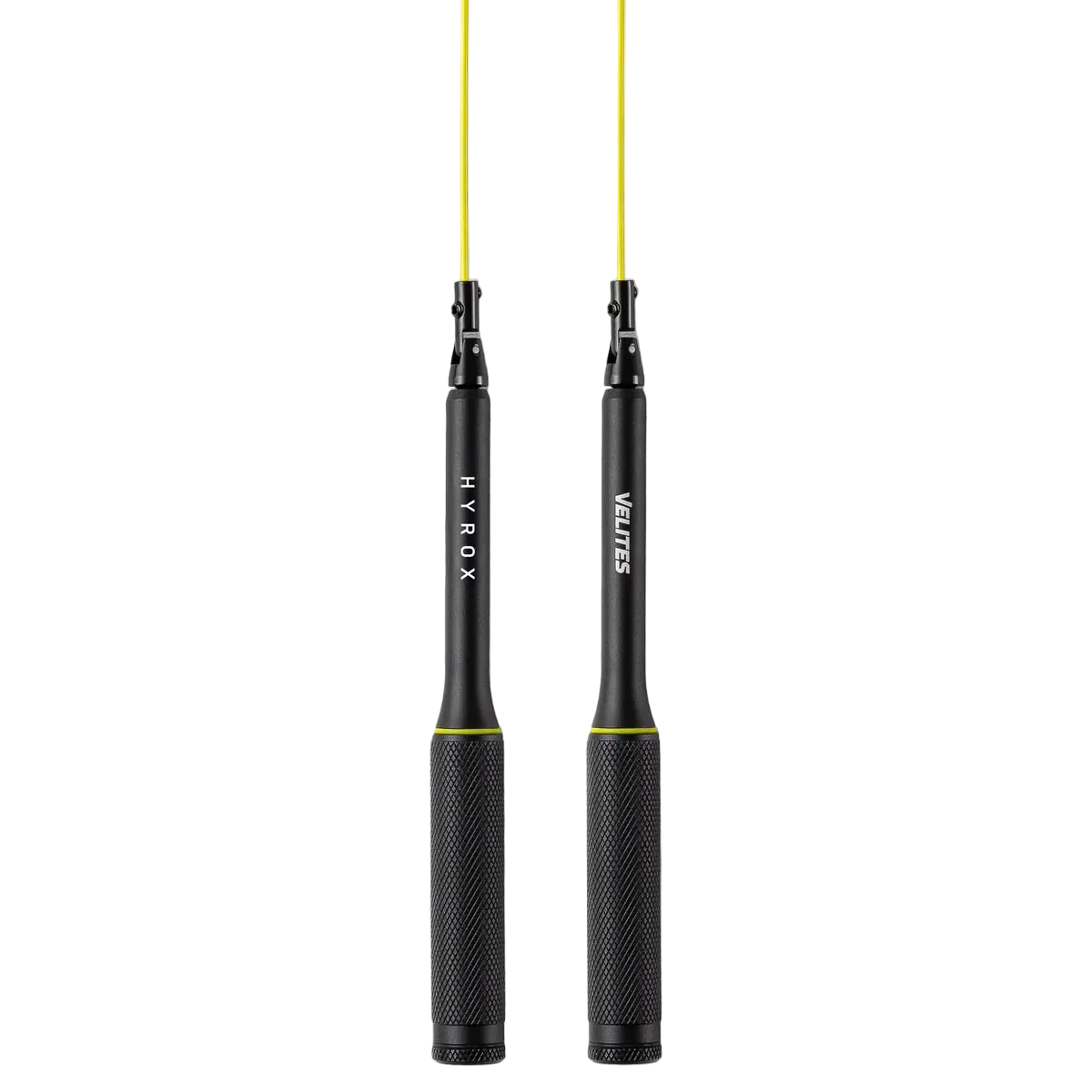 Velites Fire 2.0 HYROX black edition speed jump rope with official HYROX branding and aluminium handles