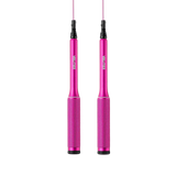 Velites Fire 2.0 pink speed jump rope with 37g aluminium handles for CrossFit and HYROX training