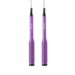 Velites Fire 2.0 purple speed jump rope with aluminium handles for CrossFit and HYROX training