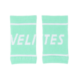 Pair of mint Velites fabric wristbands for CrossFit grips